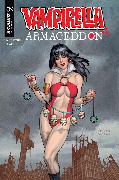 03/18/2026 VAMPIRELLA ARMAGEDDON #9 CVR C JOSEPH MICHAEL LINSNER VAR DYNAMITE ENTERTAINMENT