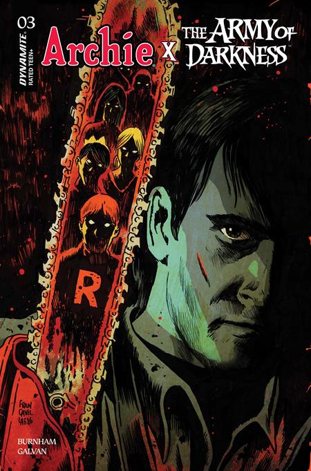 04/08/2026 ARCHIE X ARMY OF DARKNESS #3 CVR A FRANCESCO FRANCAVILLA VAR DYNAMITE ENTERTAINMENT