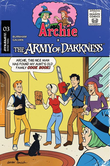 04/08/2026 ARCHIE X ARMY OF DARKNESS #3 CVR B BILL GALVAN VAR DYNAMITE ENTERTAINMENT