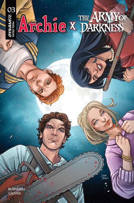 04/08/2026 ARCHIE X ARMY OF DARKNESS #3 CVR C LAURA BRAGA VAR DYNAMITE ENTERTAINMENT