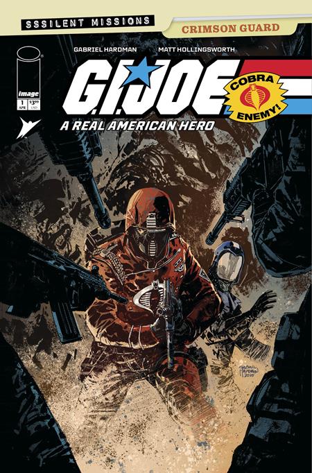 04/08/2026 GI JOE A REAL AMERICAN HERO SSSILENT MISSIONS CRIMSON GUARD #1 (ONE SHOT) CVR A GABRIEL HARDMAN IMAGE COMICS