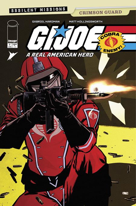 04/08/2026 GI JOE A REAL AMERICAN HERO SSSILENT MISSIONS CRIMSON GUARD #1 (ONE SHOT) CVR B JORGE FORNES VAR IMAGE COMICS