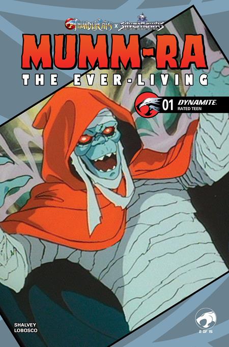 04/22/2026 MUMMRA THE EVERLIVING #1 CVR E ANIMATION ART VAR DYNAMITE ENTERTAINMENT