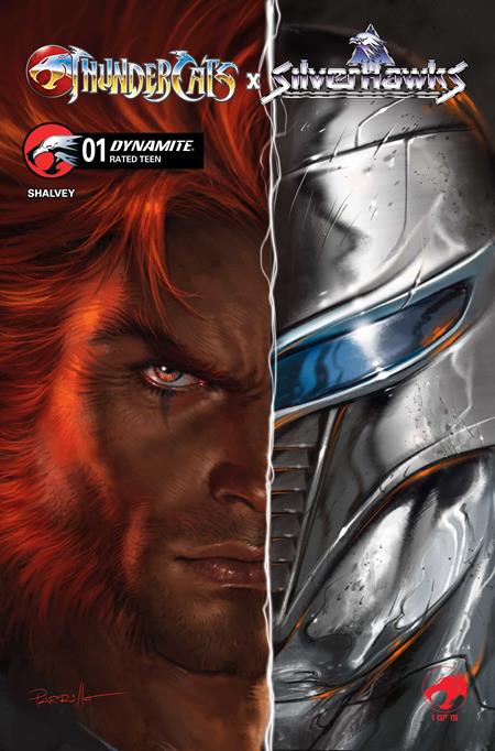 04/08/2026 THUNDERCATS X SILVERHAWKS #1 CVR B LUCIO PARRILLO VAR DYNAMITE ENTERTAINMENT