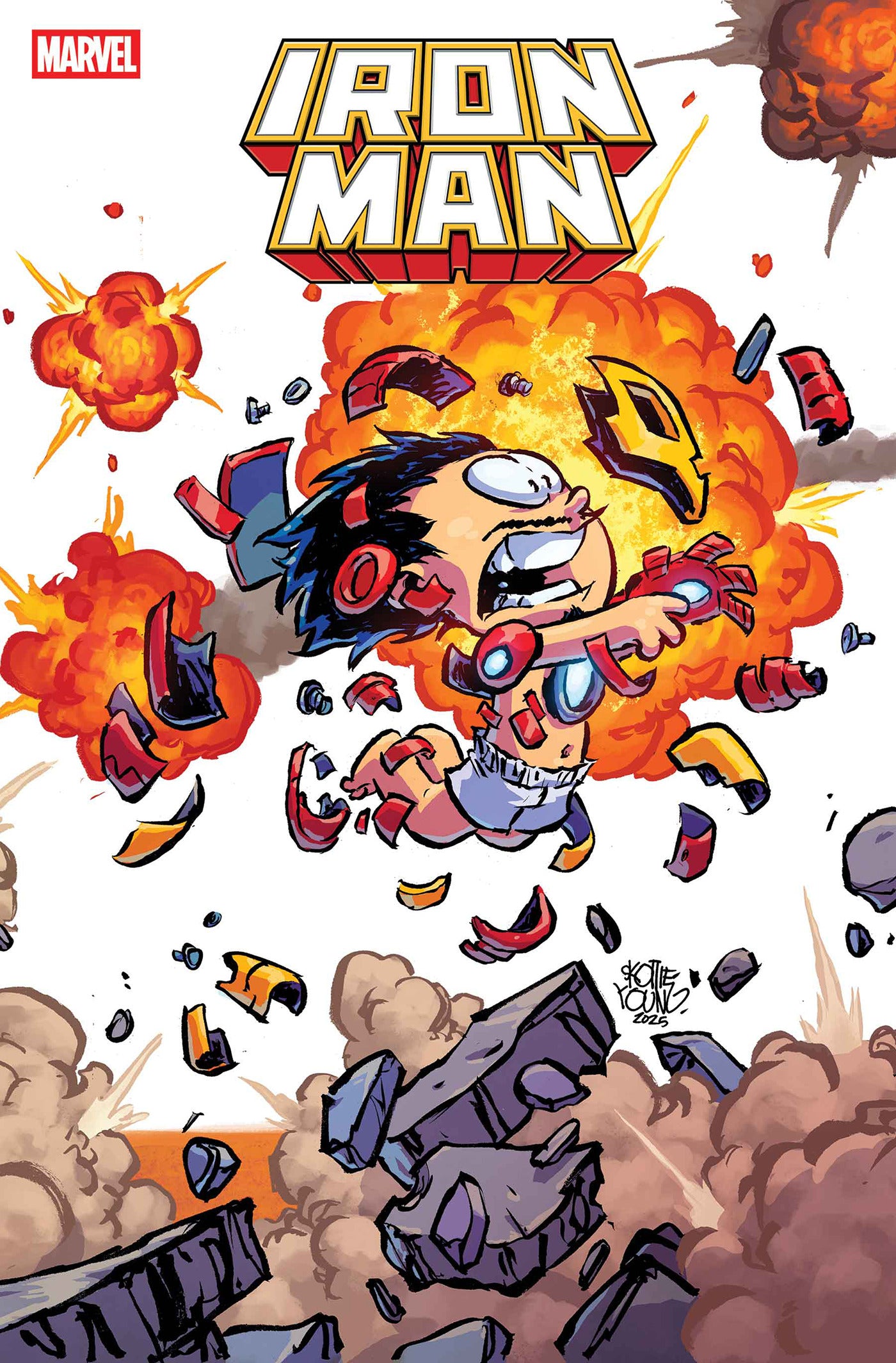 04/08/2026 IRON MAN #4 SKOTTIE YOUNG 4-PART CONNECTING VARIANT MARVEL