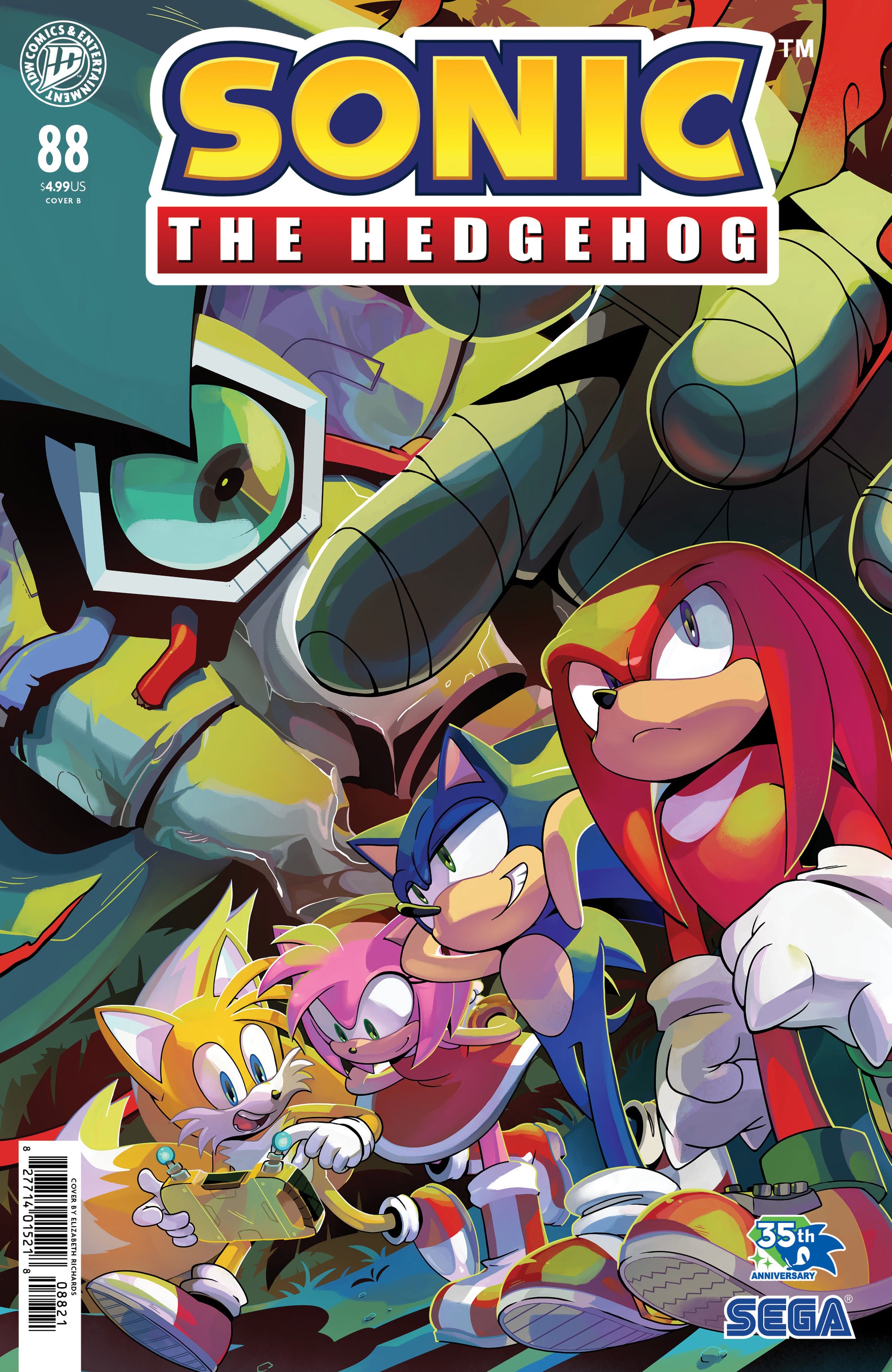 06/24/2026 Sonic the Hedgehog #88 Variant B (Richards) IDW PUBLISHING