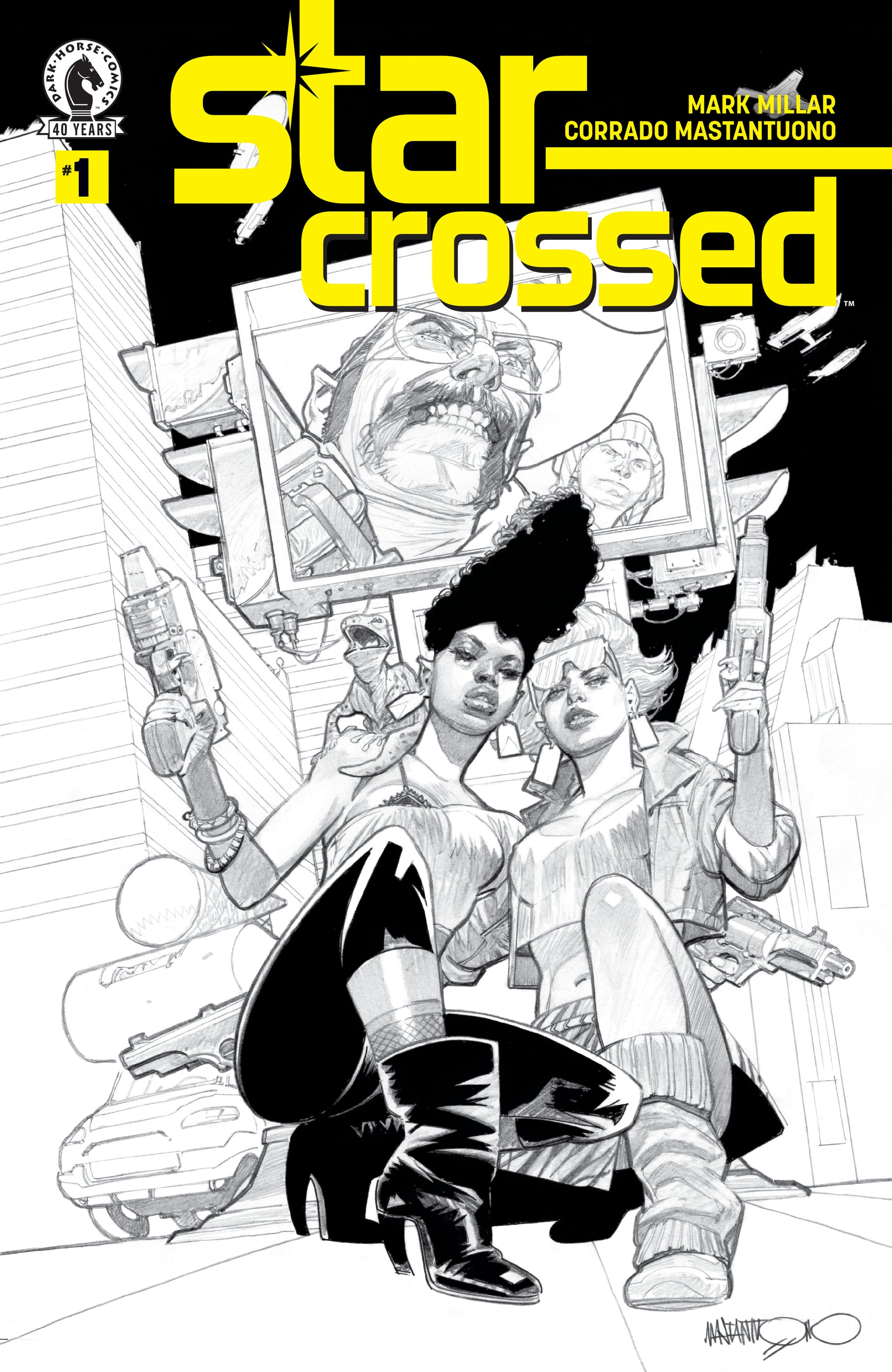 07/08/2026 Star-Crossed #1 (CVR B) (B&W) (Corrado Mastantuono) DARK HORSE COMICS