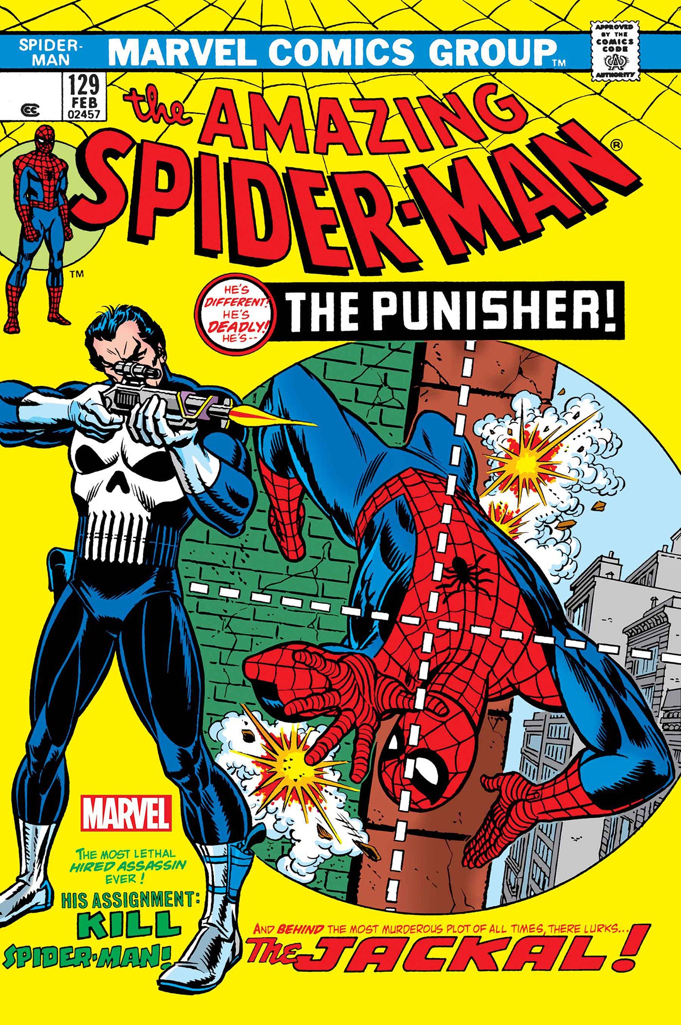 07/08/2026 AMAZING SPIDER-MAN #129 FACSIMILE EDITION [NEW PRINTING 2] MARVEL