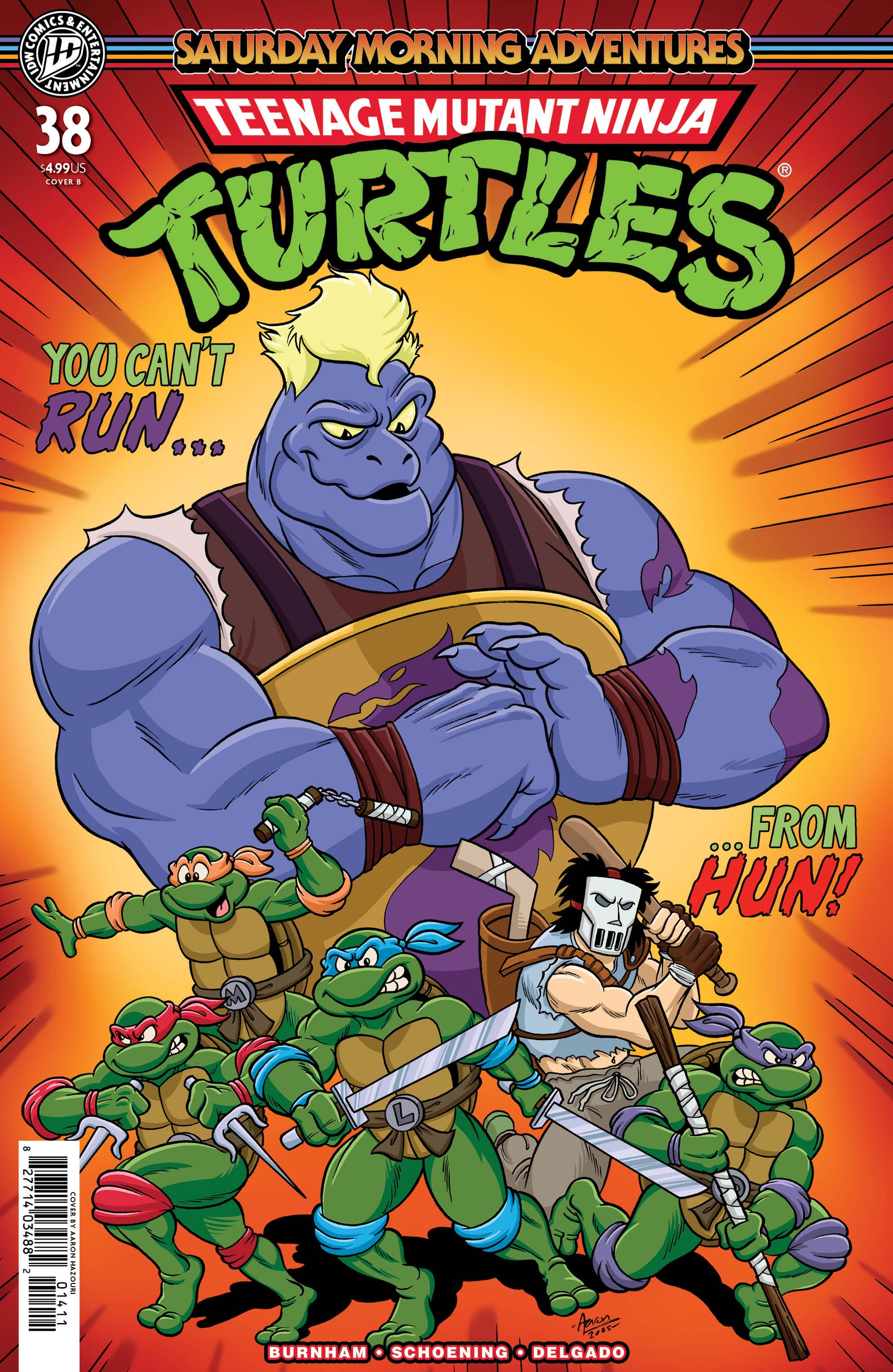 06/24/2026 Teenage Mutant Ninja Turtles: Saturday Morning Adventures #38 Variant B (Hazouri) IDW PUBLISHING