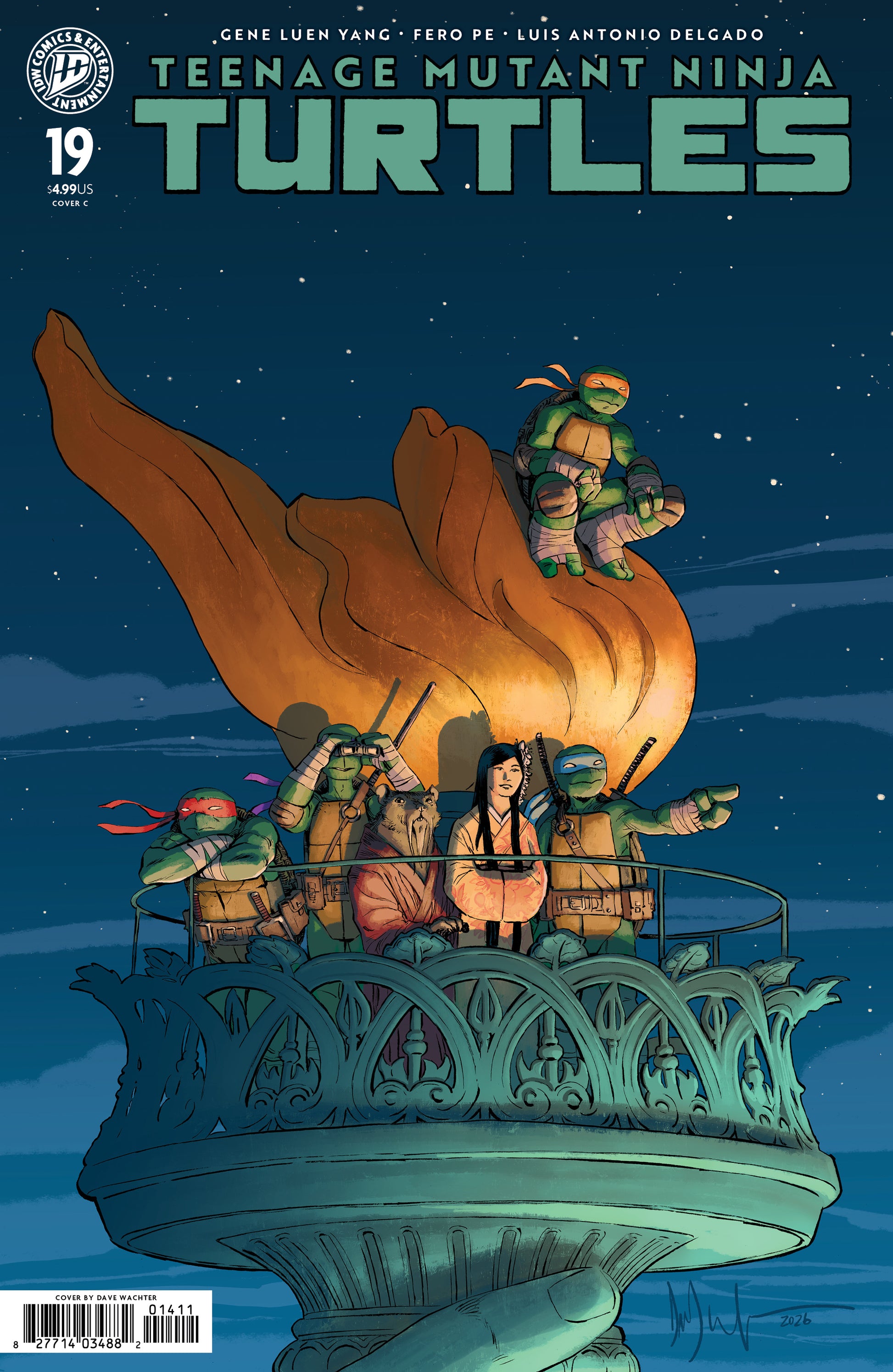 06/10/2026 Teenage Mutant Ninja Turtles #19 Variant C (Wachter) IDW PUBLISHING