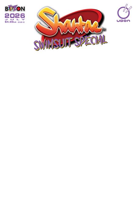 07/29/2026 2026 SHANTAE SWIMSUIT SPECIAL #1 (ONE SHOT) CVR C BLANK SKETCH VAR UDON ENTERTAINMENT