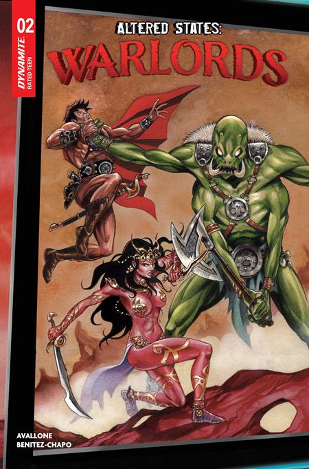 07/08/2026 ALTERED STATES WARLORDS #2 CVR B MIKE ROOTH VAR DYNAMITE ENTERTAINMENT