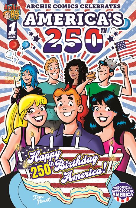 07/01/2026 ARCHIE COMICS CELEBRATES AMERICAS 250TH (ONE SHOT) CVR A DAN PARENT ARCHIE COMICS PUBLICATIONS