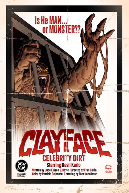 07/08/2026 CLAYFACE CELEBRITY DIRT #1 (OF 6) CVR C DAVE JOHNSON CARD STOCK VAR DC COMICS