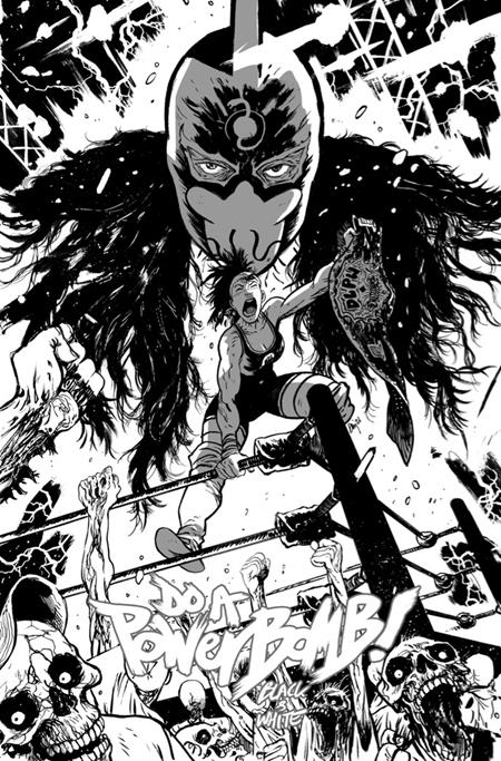 07/08/2026 DO A POWERBOMB BLACK AND WHITE #1 (OF 3) CVR B DANIEL WARREN JOHNSON VAR IMAGE COMICS
