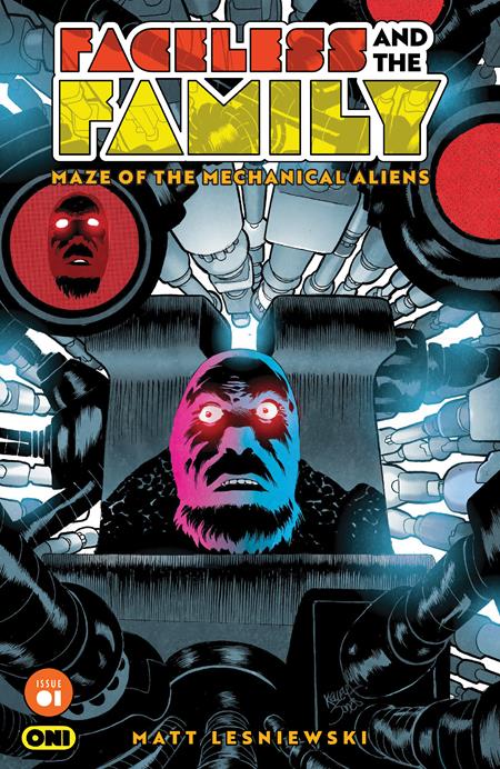 07/01/2026 FACELESS AND THE FAMILY MAZE OF THE MECHANICAL ALIENS #1 (OF 4) CVR B KELLEY JONES VAR ONI PRESS