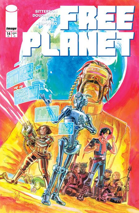 07/08/2026 FREE PLANET #14 CVR B JED DOUGHERTY VAR IMAGE COMICS