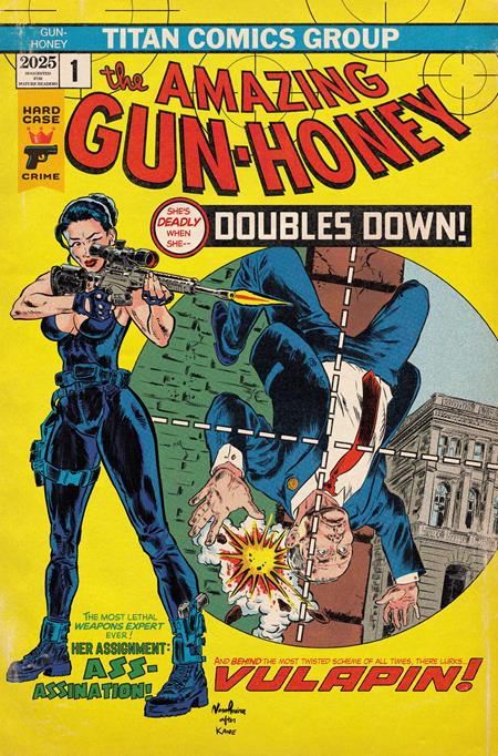07/15/2026 GUN HONEY DOUBLES DOWN #2 (OF 4) CVR G NUNO PEREIRA HOMAGE VAR (MR) TITAN COMICS