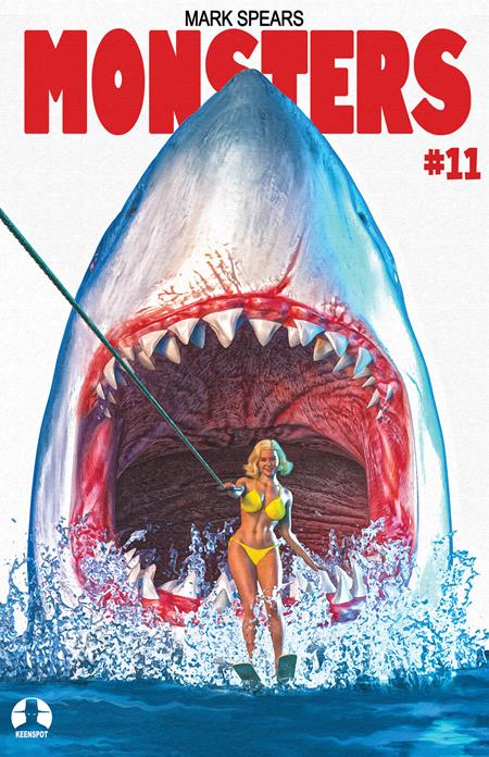 07/01/2026 MARK SPEARS MONSTERS #11 CVR C MARK SPEARS SHARK WEEK JAWS 2 HOMAGE VAR EX POSSE HOLDINGS