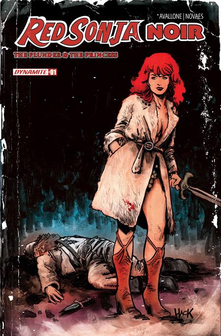 07/01/2026 RED SONJA NOIR THE PLUNDER AND THE PRINCESS #1 (ONE SHOT) CVR B ROBERT HACK VAR DYNAMITE ENTERTAINMENT
