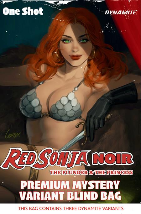 07/01/2026 RED SONJA NOIR THE PLUNDER AND THE PRINCESS #1 (ONE SHOT) CVR D PREMIUM MYSTERY BLIND BAG VAR DYNAMITE ENTERTAINMENT
