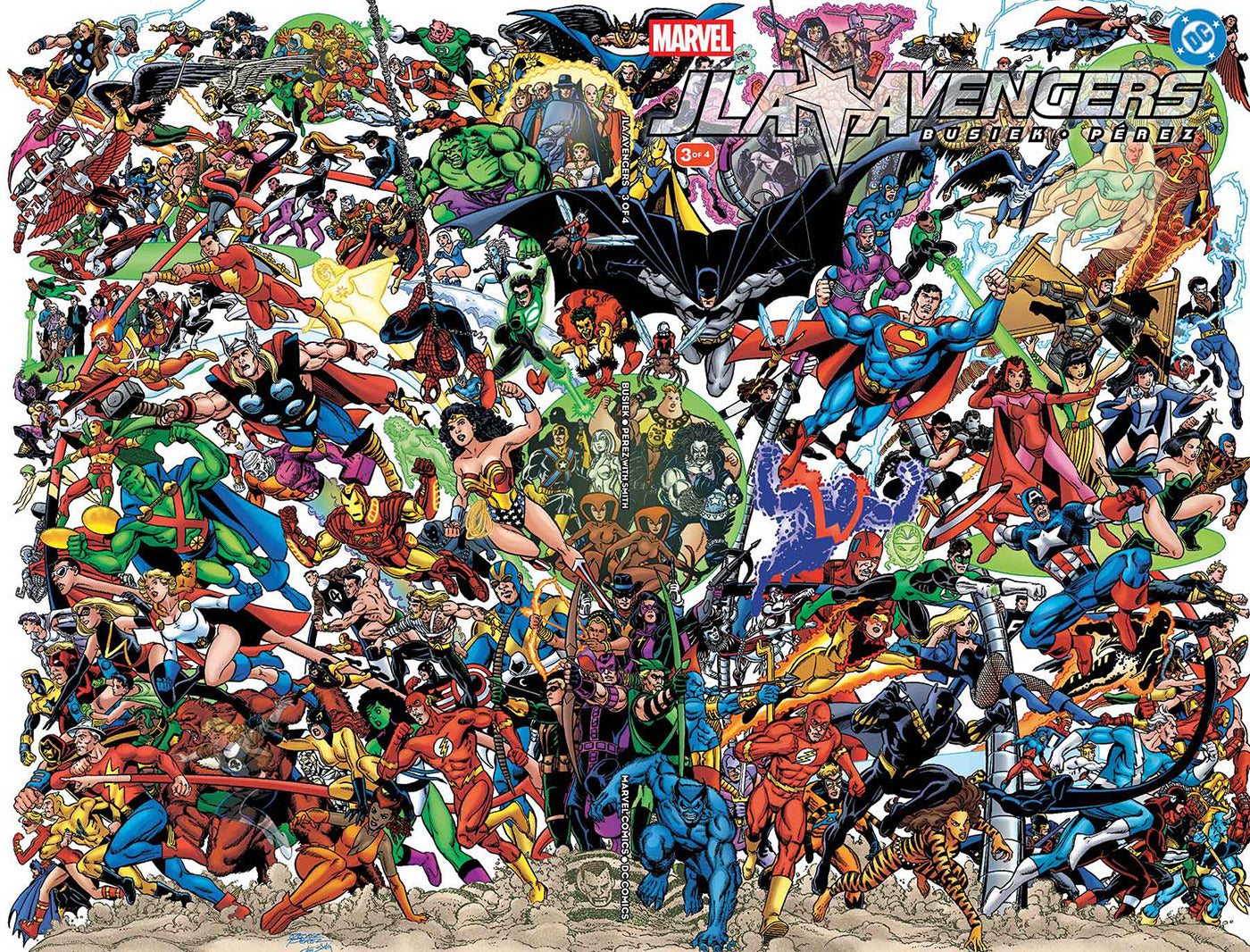 07/22/2026 JLA/AVENGERS #3 FACSIMILE EDITION WRAPAROUND COVER MARVEL