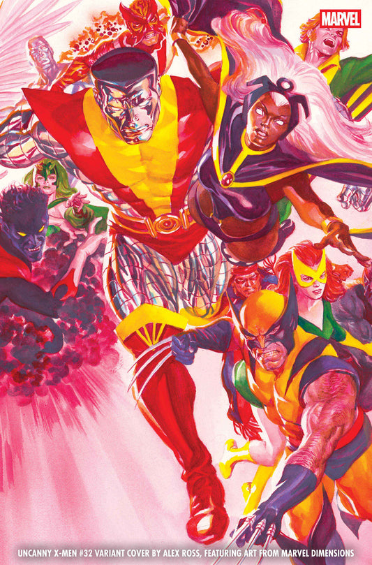 07/22/2026 UNCANNY X-MEN #32 ALEX ROSS MARVEL DIMENSIONS VARIANT MARVEL