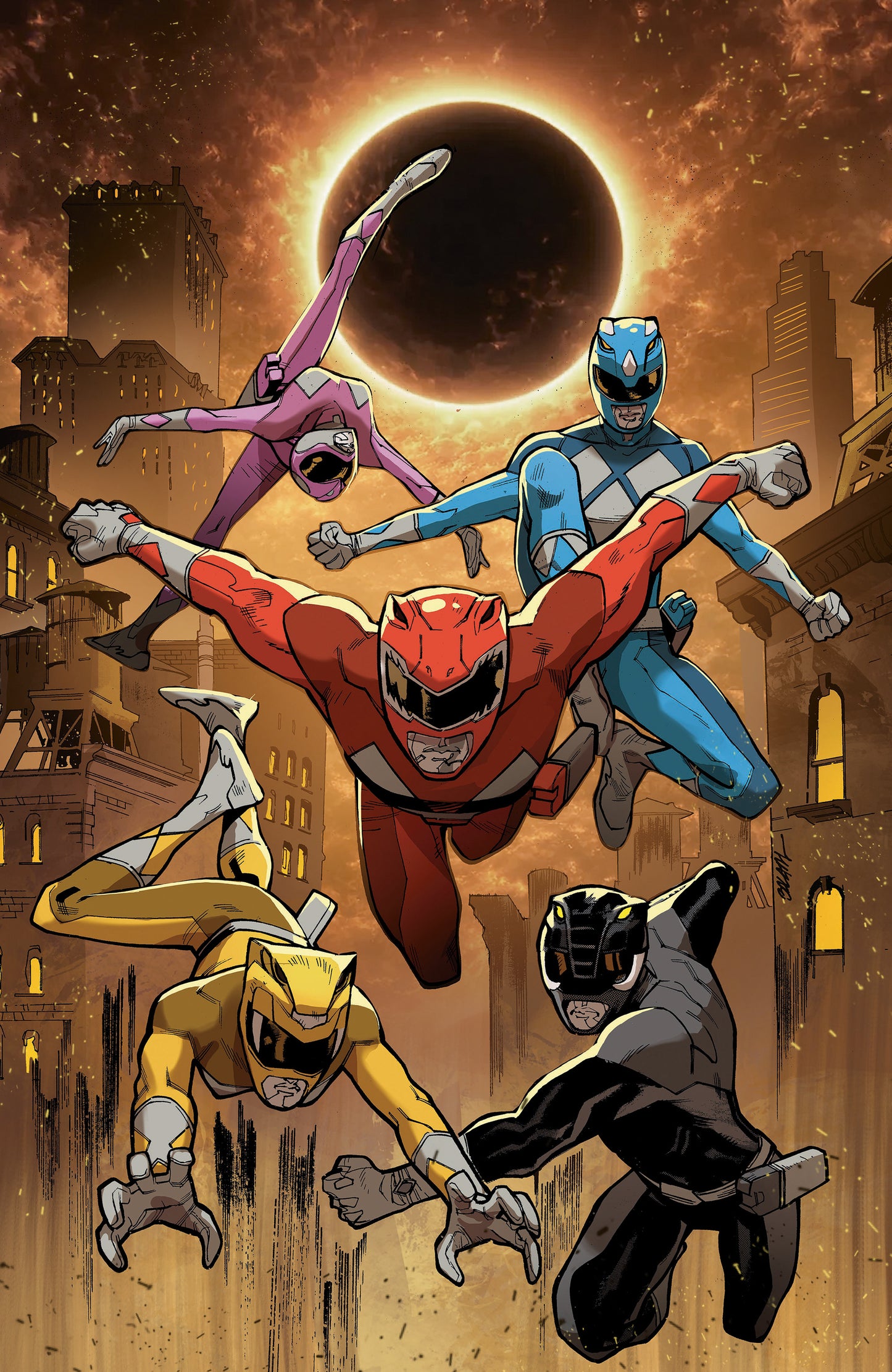 07/15/2026 Mighty Morphin Power Rangers (2026) #2 E Foil Variant (Full Art, Foil, Balám) BOOM ENTERTAINMENT