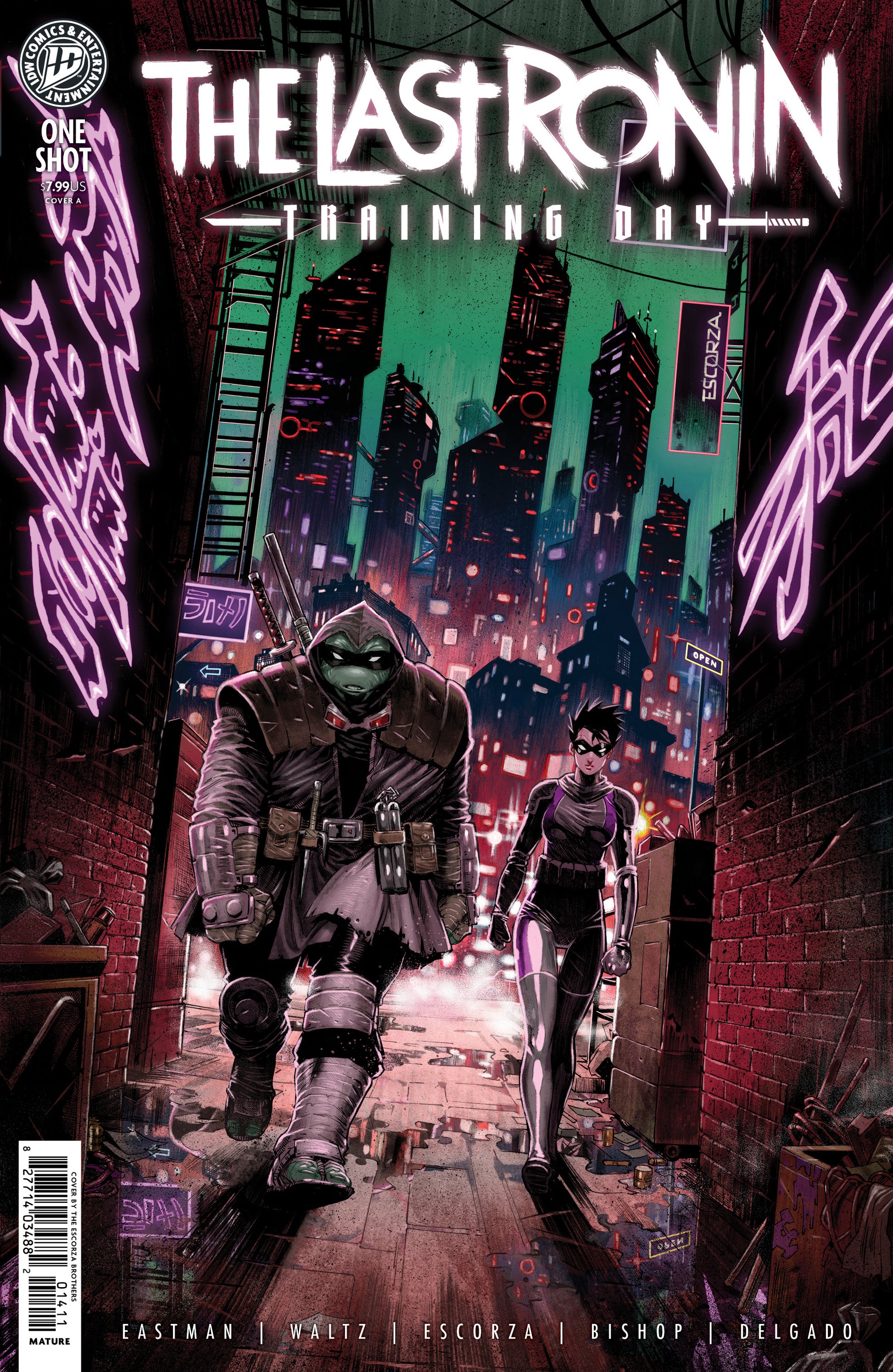 07/15/2026 Teenage Mutant Ninja Turtles: The Last Ronin--Training Day Cover A (Escorza Brothers) IDW PUBLISHING