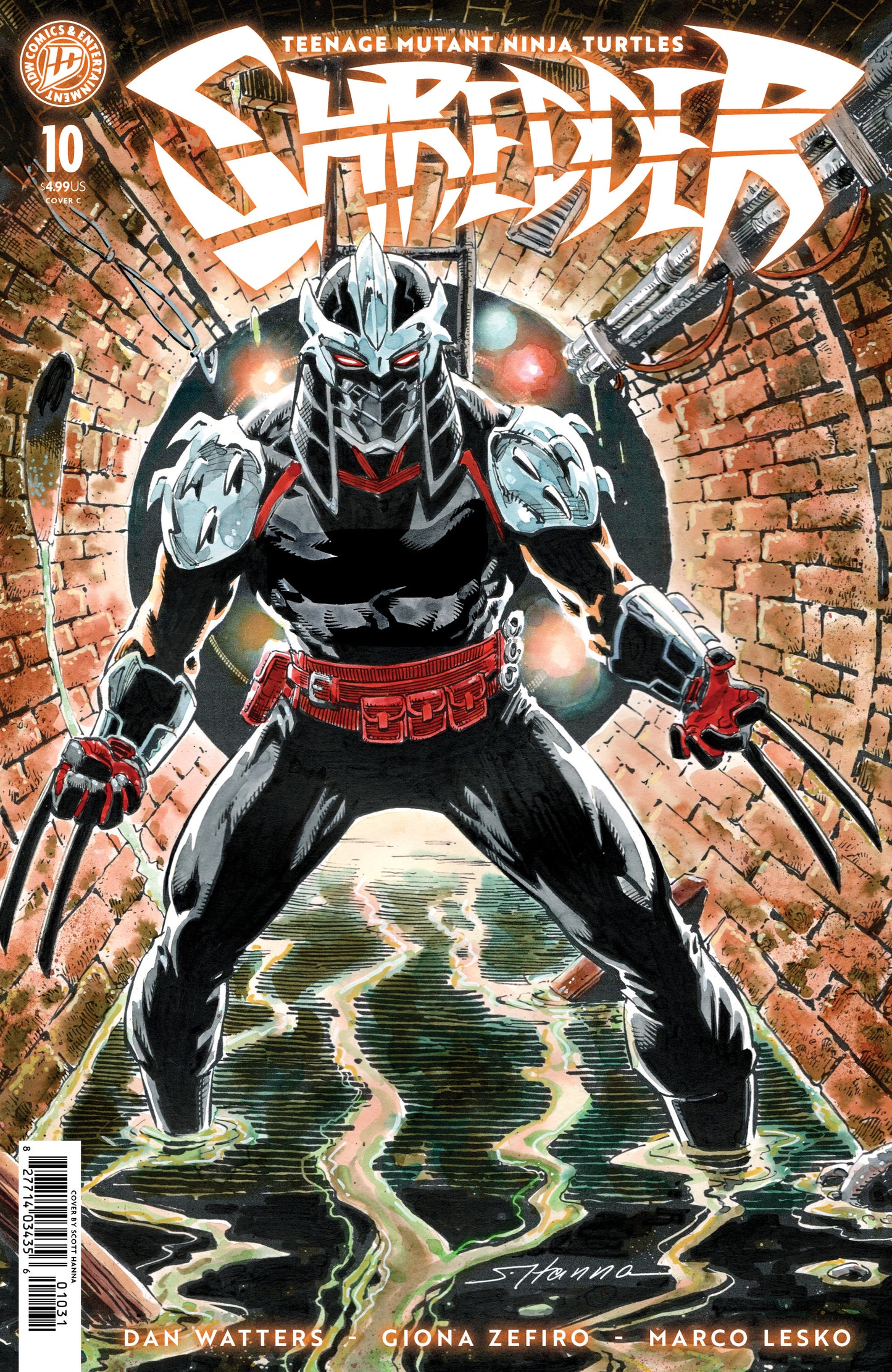 07/15/2026 Teenage Mutant Ninja Turtles: Shredder #10 Variant C (Hanna) IDW PUBLISHING