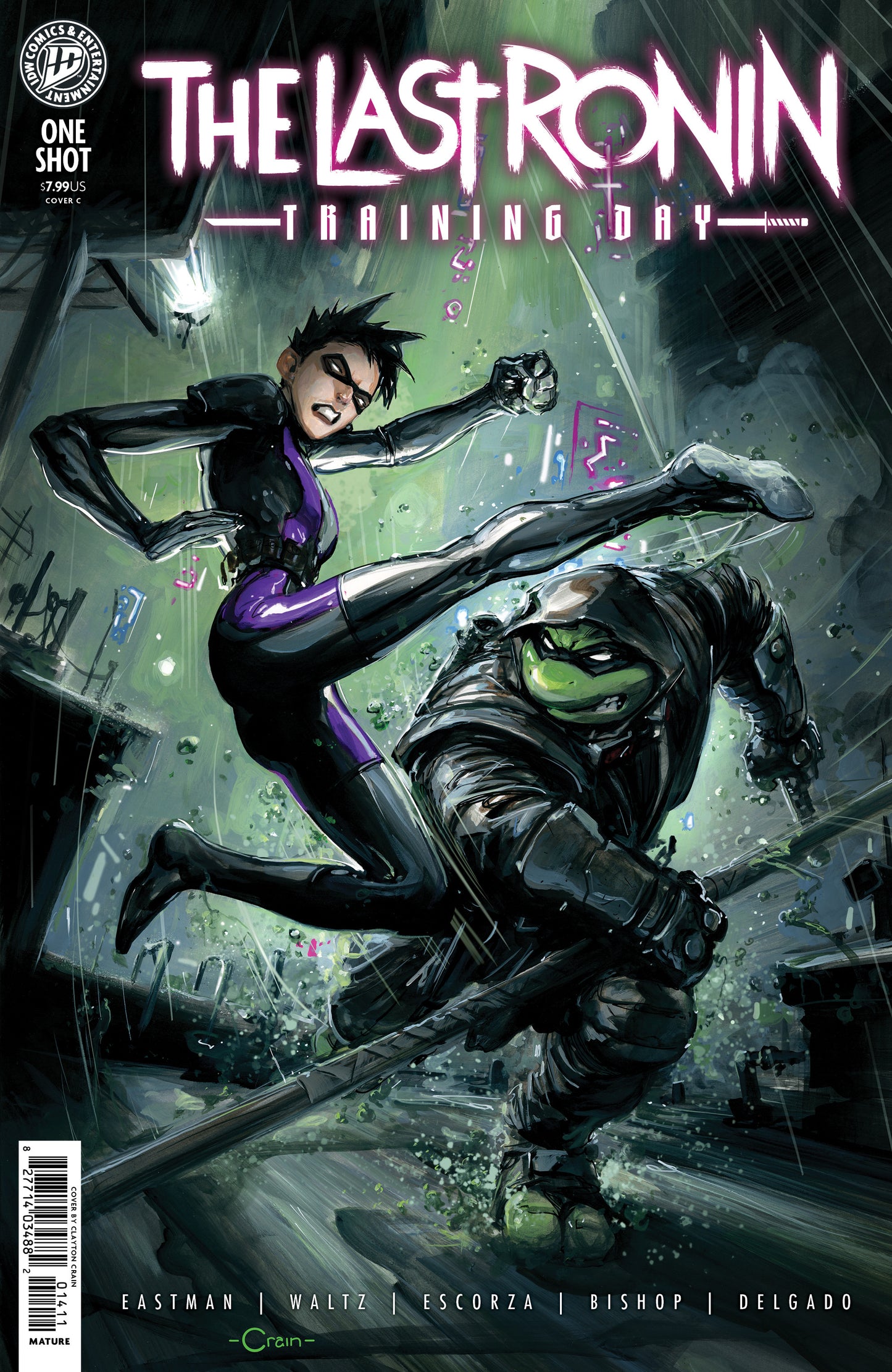 07/15/2026 Teenage Mutant Ninja Turtles: The Last Ronin--Training Day Variant C (Crain) IDW PUBLISHING
