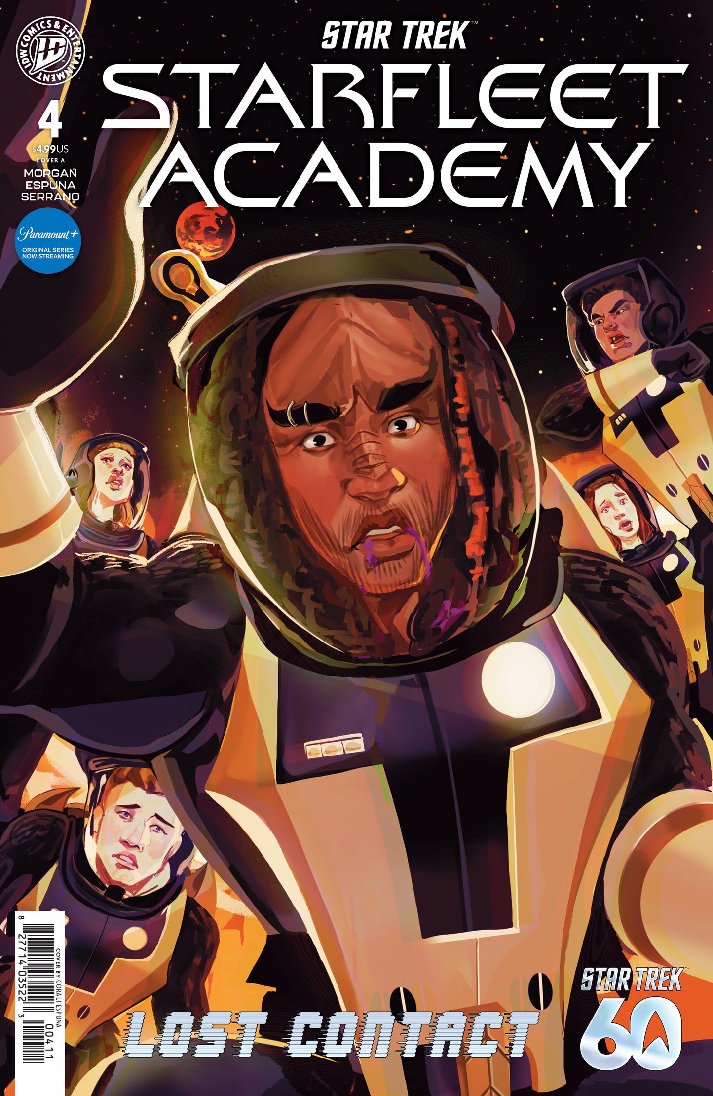 07/22/2026 Star Trek: Starfleet Academy--Lost Contact #4 Cover A (Espuna) IDW PUBLISHING