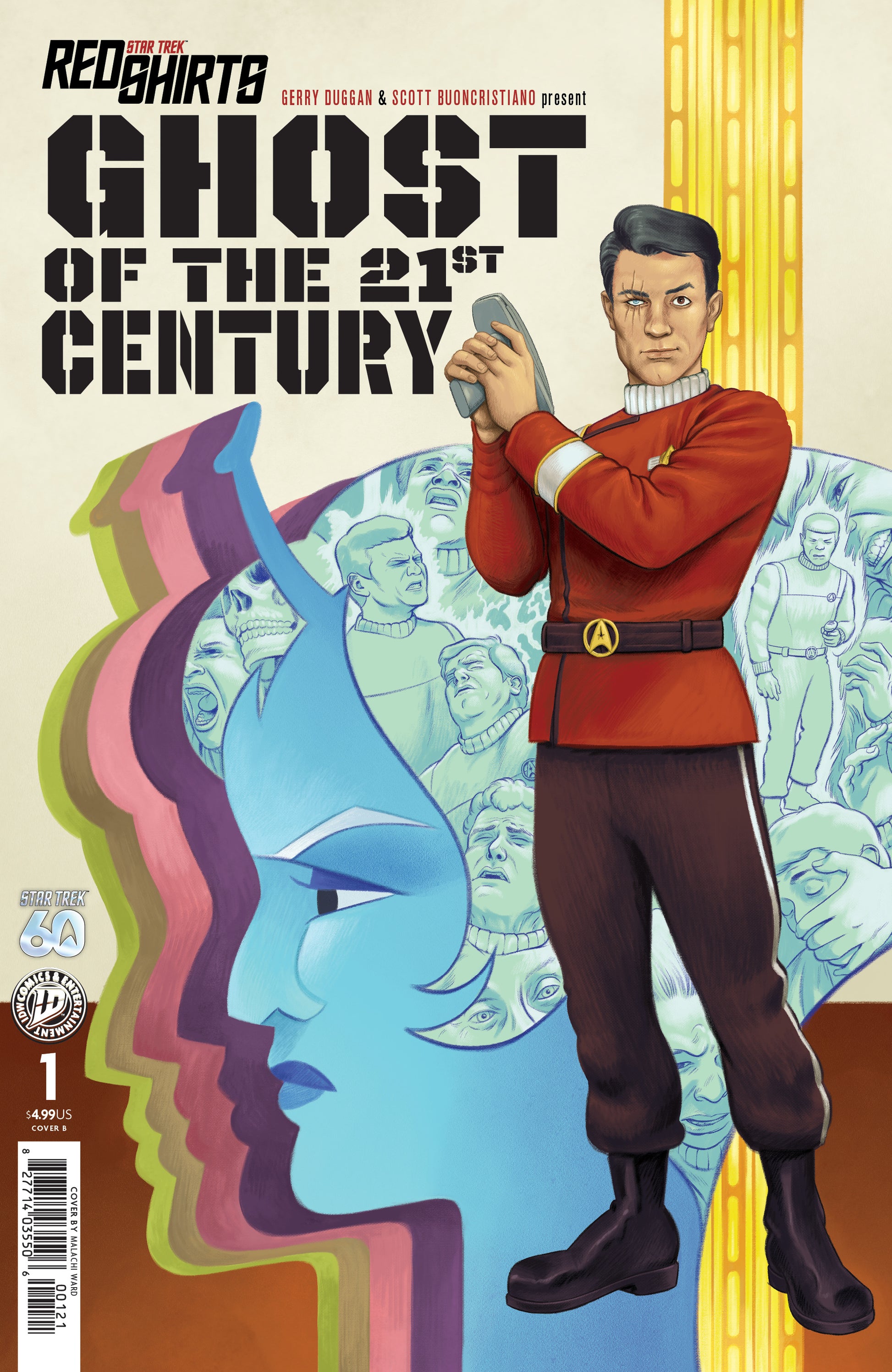 07/22/2026 Star Trek: Red Shirts--Ghost of the 21st Century #1 Variant B (Ward) IDW PUBLISHING