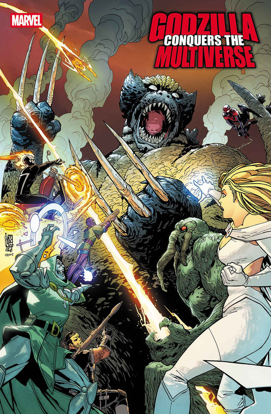 07/22/2026 GODZILLA CONQUERS THE MULTIVERSE #1 GIUSEPPE CAMUNCOLI VARIANT MARVEL