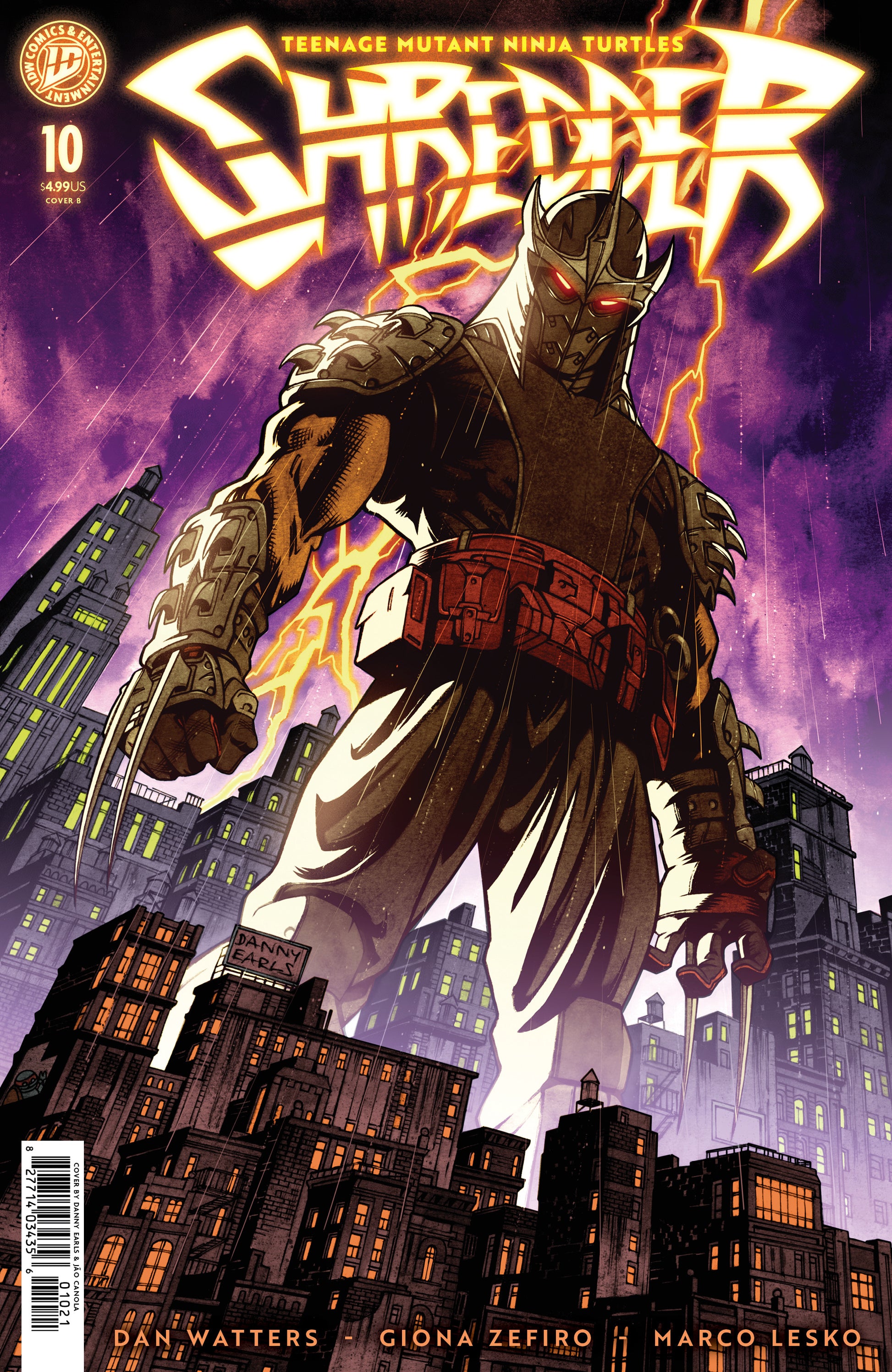 07/15/2026 Teenage Mutant Ninja Turtles: Shredder #10 Variant B (Earls) IDW PUBLISHING