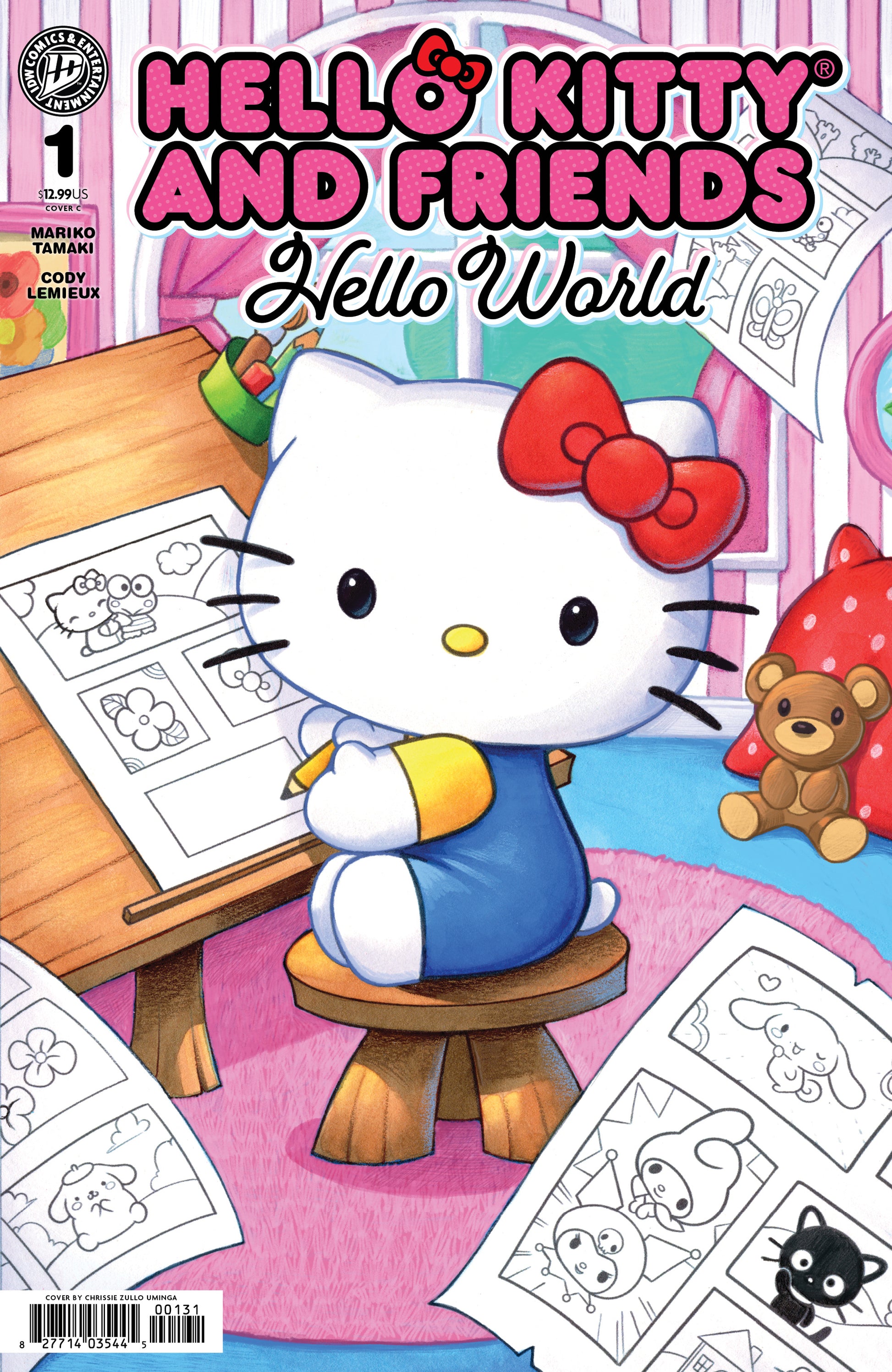 08/12/2026 Hello Kitty and Friends: Hello World! #1 Variant C Foil (Zullo Uminga) IDW PUBLISHING