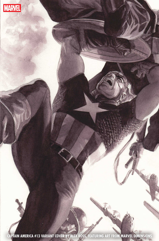 07/15/2026 CAPTAIN AMERICA #13 ALEX ROSS MARVEL DIMENSIONS VARIANT [ARM] MARVEL