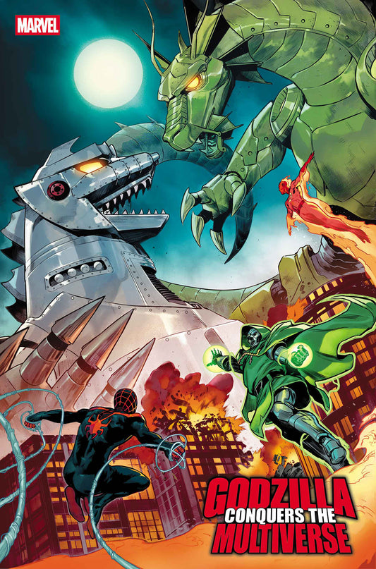 07/22/2026 GODZILLA CONQUERS THE MULTIVERSE #1 JUAN FRIGERI FOIL VARIANT MARVEL