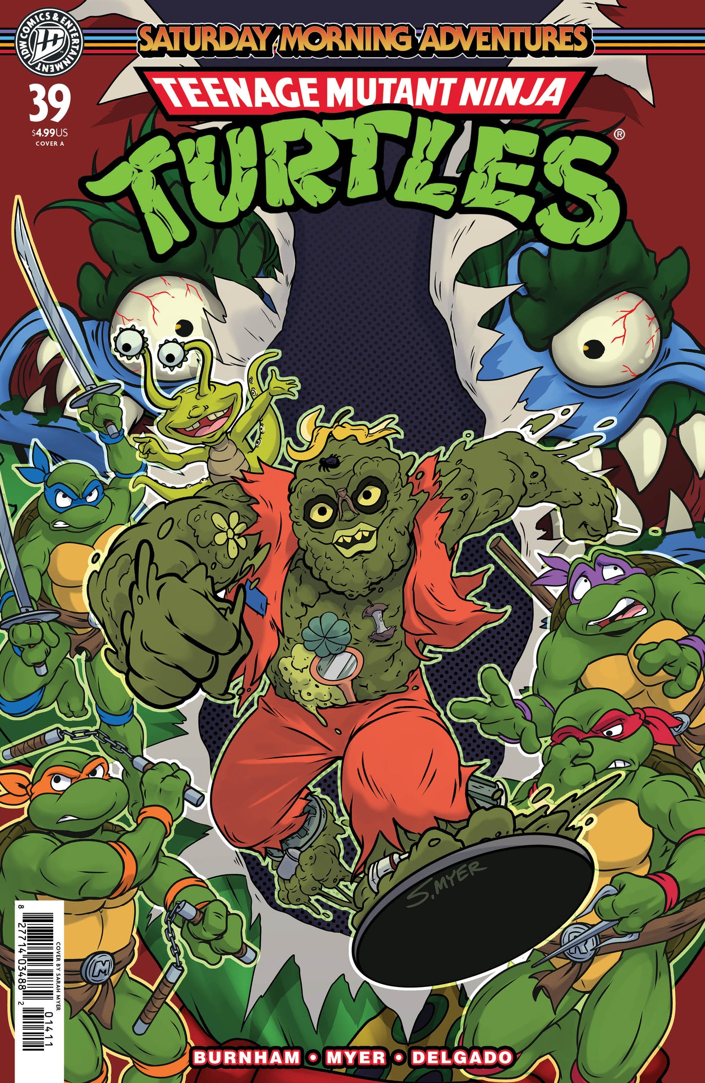 07/29/2026 Teenage Mutant Ninja Turtles: Saturday Morning Adventures #39 Cover A (Myer) IDW PUBLISHING
