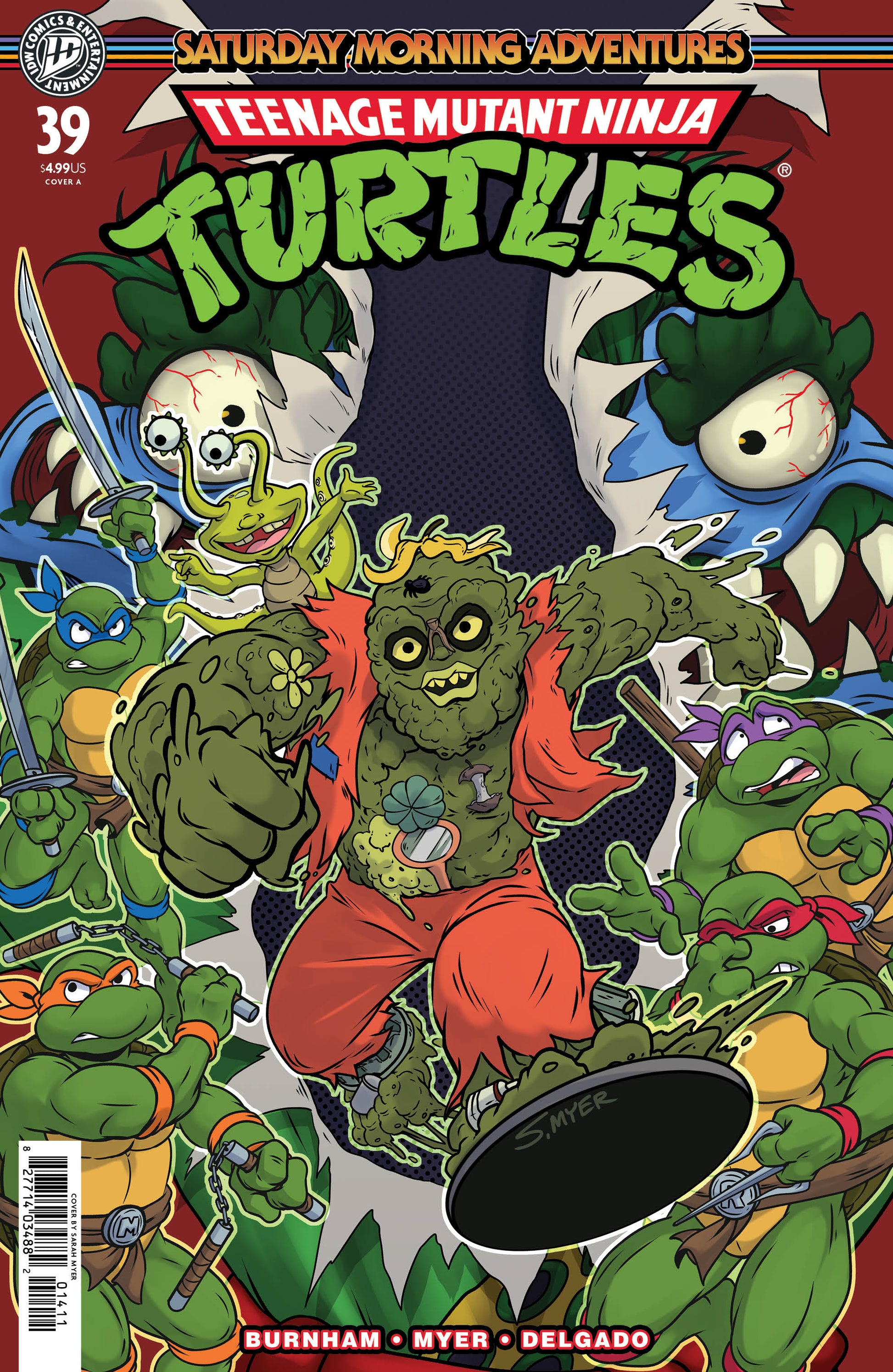 07/29/2026 Teenage Mutant Ninja Turtles: Saturday Morning Adventures #39 Cover A (Myer) IDW PUBLISHING
