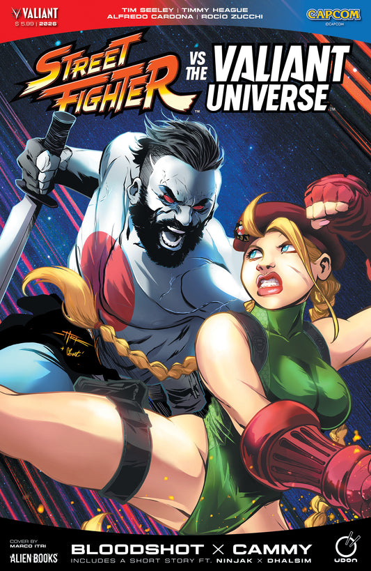 07/29/2026 Street Fighter Vs. The Valiant Universe Special Variant C (Itri) IDW PUBLISHING