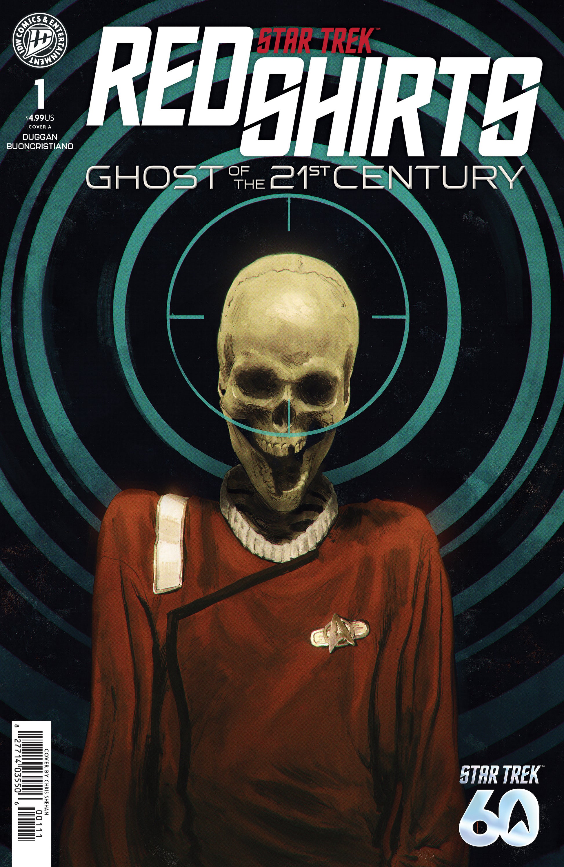 07/22/2026 Star Trek: Red Shirts--Ghost of the 21st Century #1 Cover A (Shehan) IDW PUBLISHING