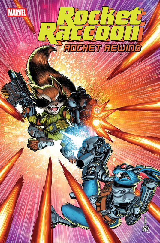07/29/2026 ROCKET RACCOON: ROCKET REWIND #1 DAVID BALDEON VARIANT MARVEL