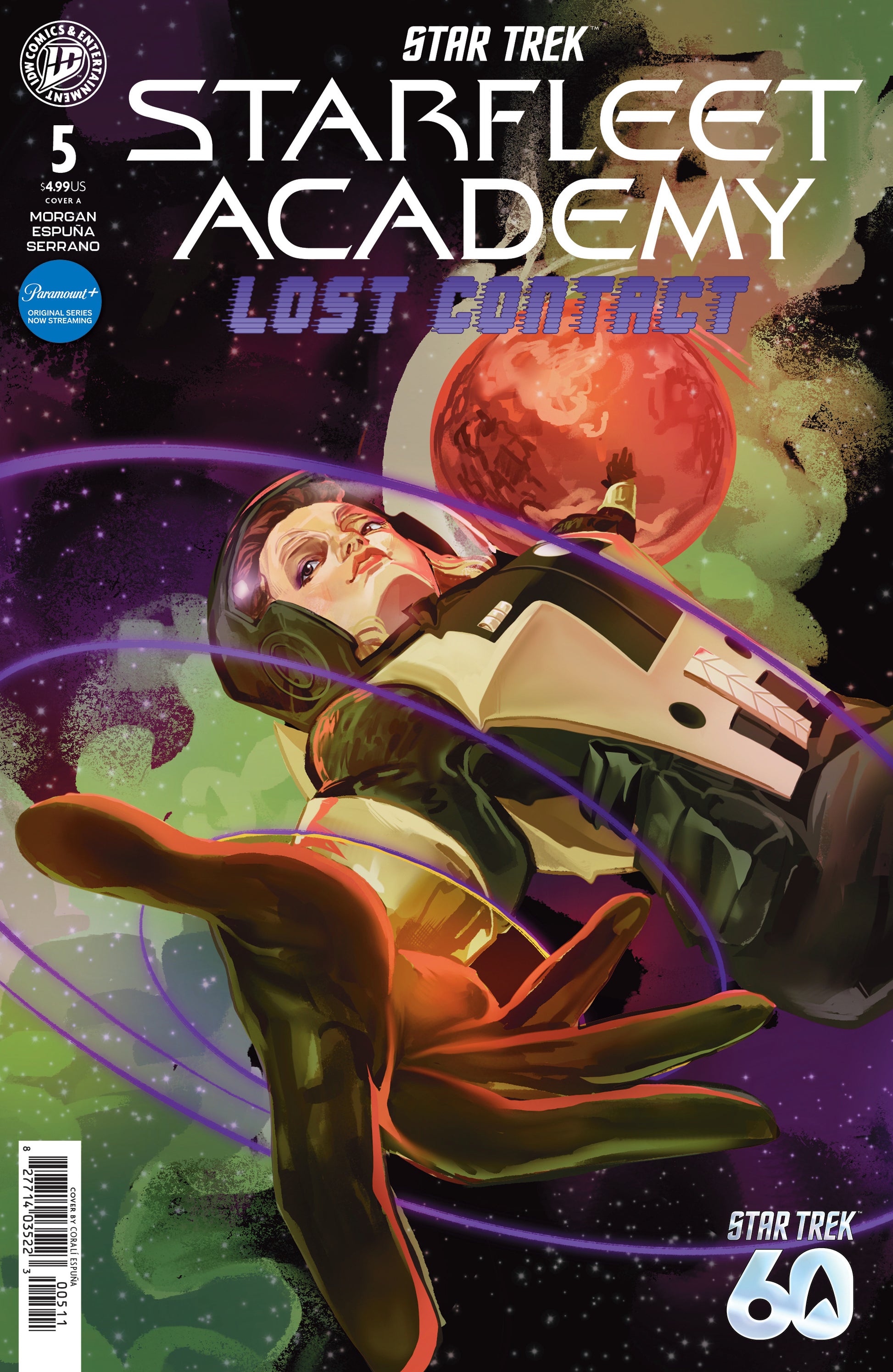 08/26/2026 Star Trek: Starfleet Academy--Lost Contact #5 Cover A (Espuna) IDW PUBLISHING