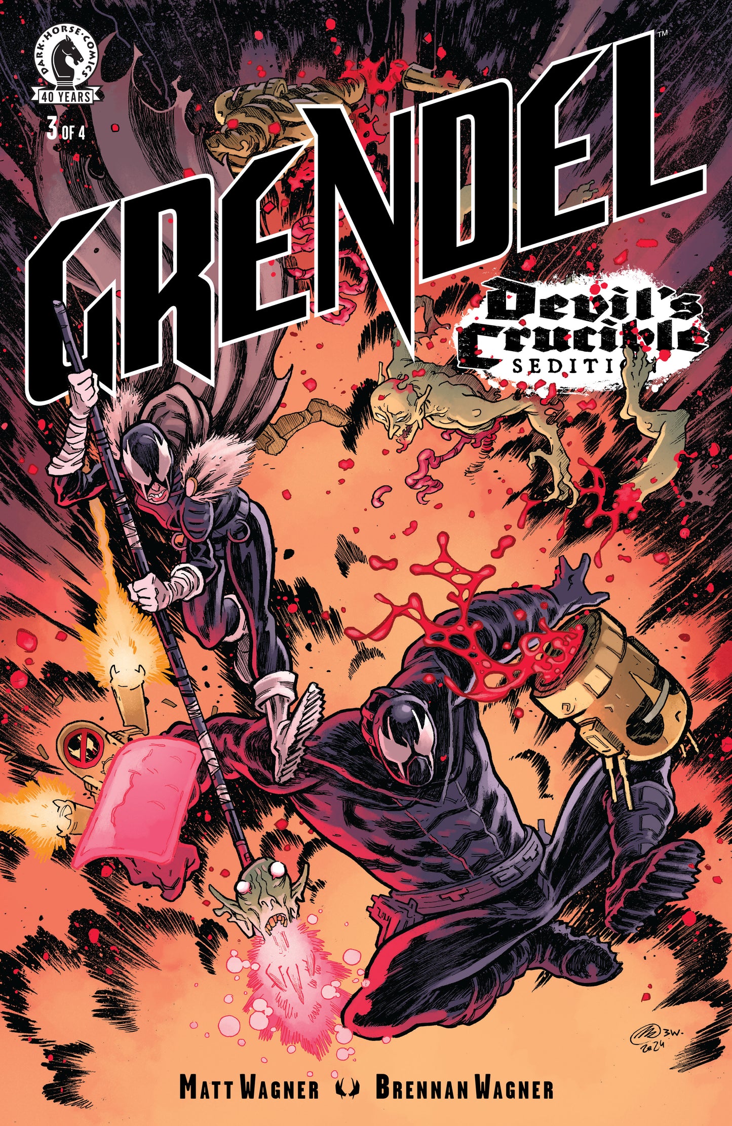 09/23/2026 Grendel: Devil's Crucible--Sedition #3 (CVR B) (Mark Laszlo) DARK HORSE COMICS