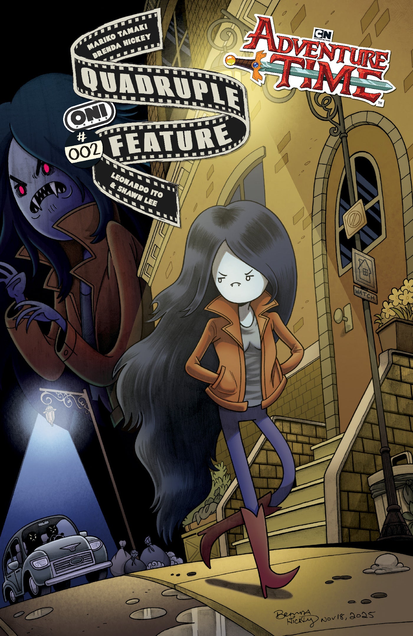08/12/2026 ADVENTURE TIME QUADRUPLE FEATURE #2 CVR A BRENDA HICKEY ONI PRESS