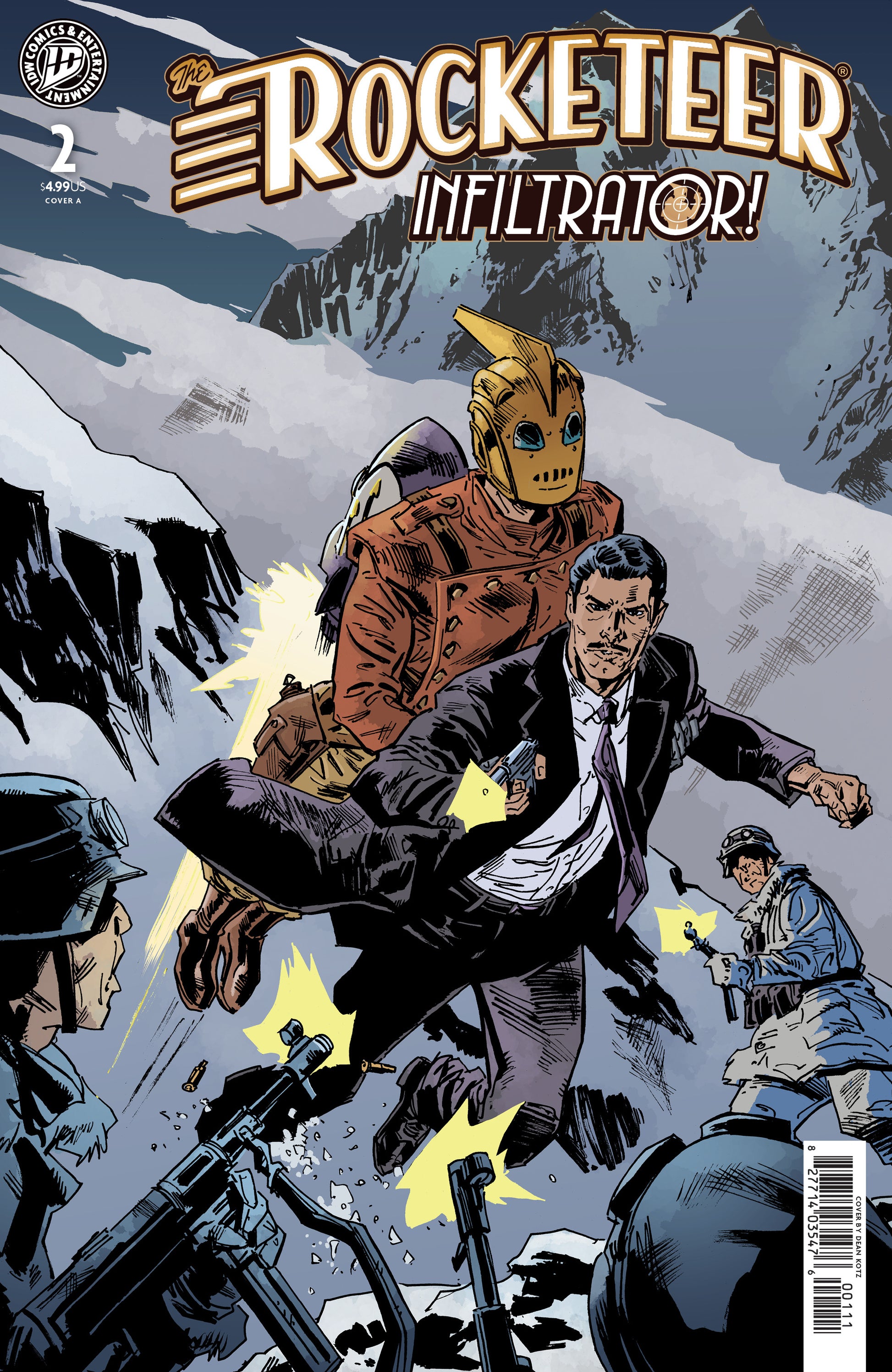08/26/2026 The Rocketeer: Infiltrator! #2 Cover A (Kotz) IDW PUBLISHING