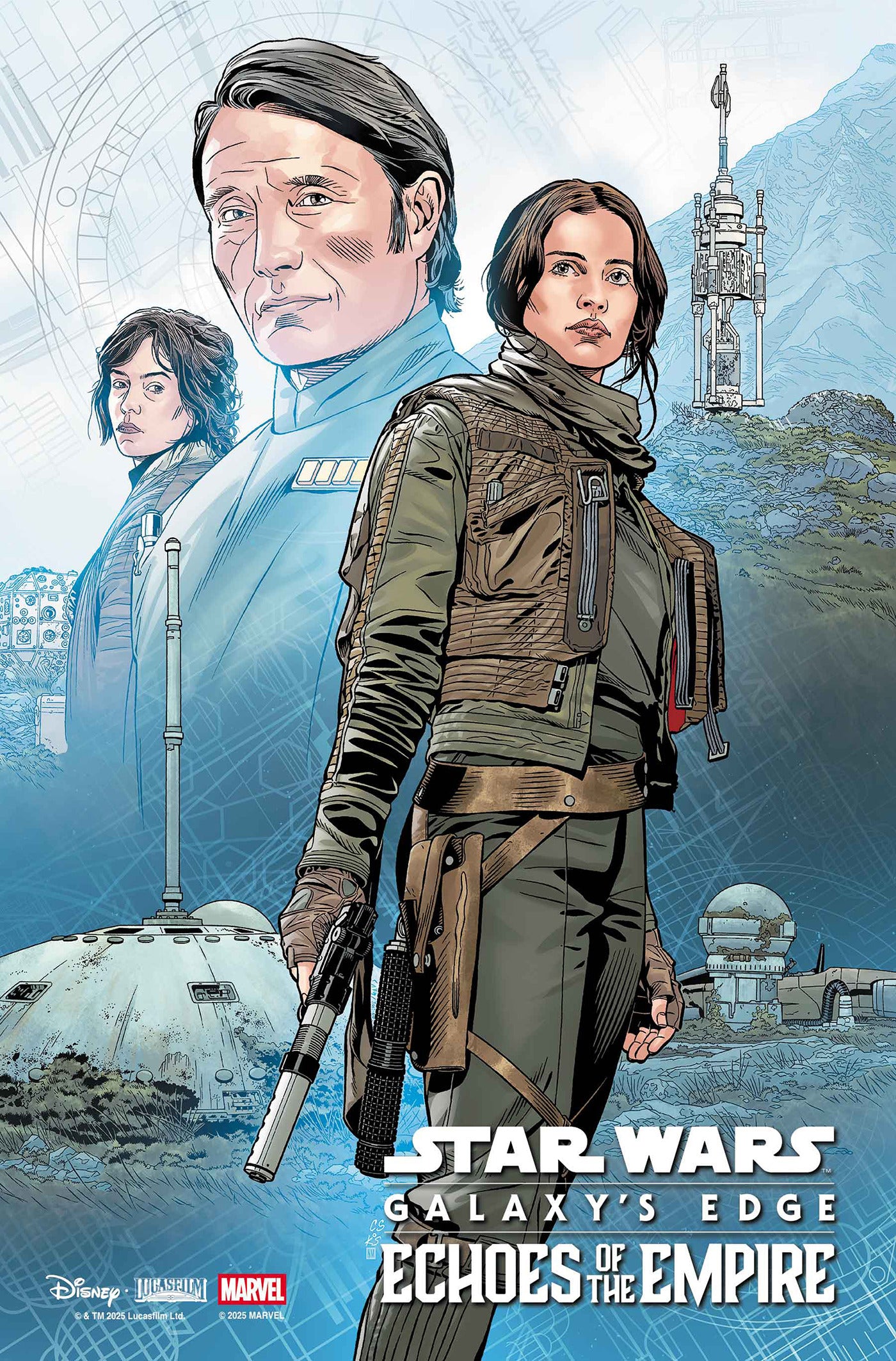 08/19/2026 STAR WARS: GALAXY'S EDGE - ECHOES OF THE EMPIRE #5 CHRIS SPROUSE ROGUE ONE 10TH ANNIVERSARY VARIANT MARVEL