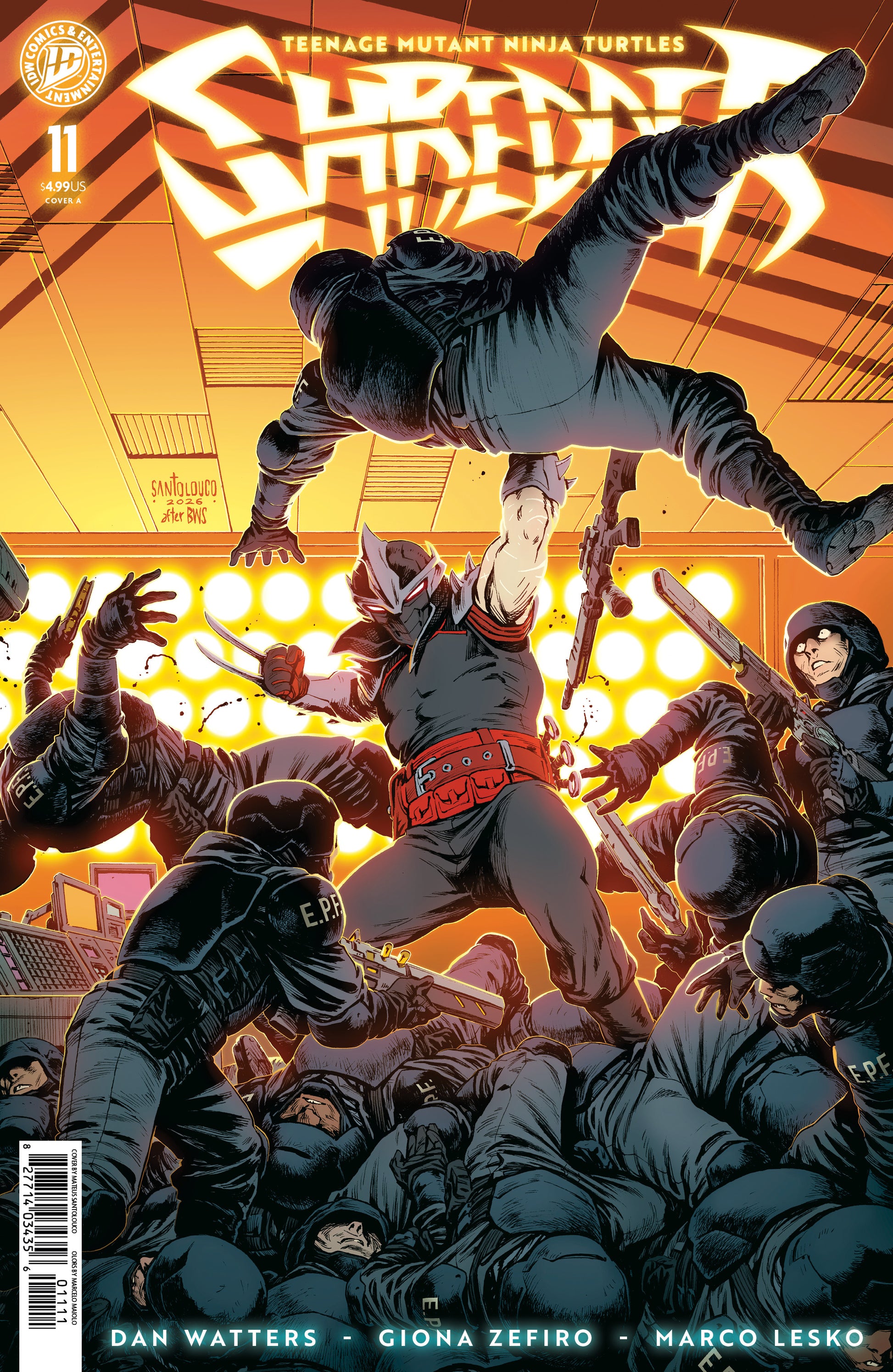 08/19/2026 Teenage Mutant Ninja Turtles: Shredder #11 Cover A (Santolouco) IDW PUBLISHING