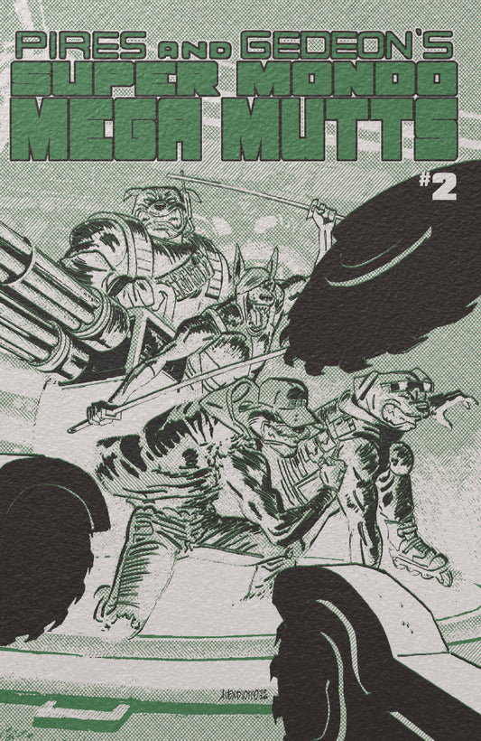 08/26/2026 SUPER MONDO MEGA MUTTS #2 CVR E ALEX DIOTTO FOIL VAR ONI PRESS